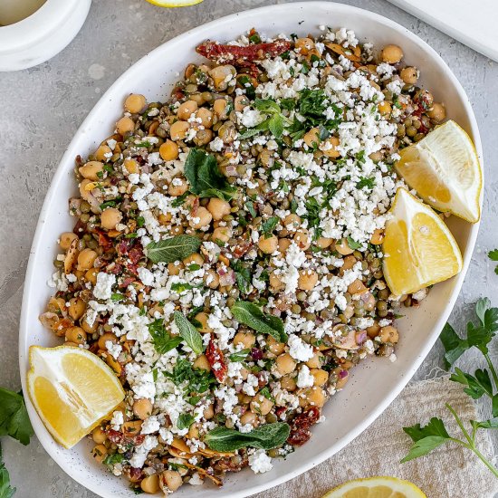 Chickpea and Lentil Salad