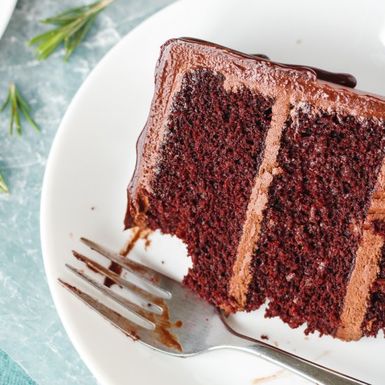 Chocolate Rosemary Cake