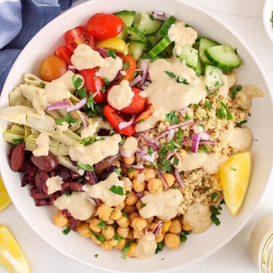 Mediterranean Chickpea Bowl