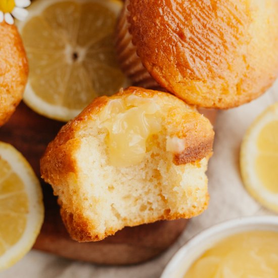 Lemon Curd Muffins