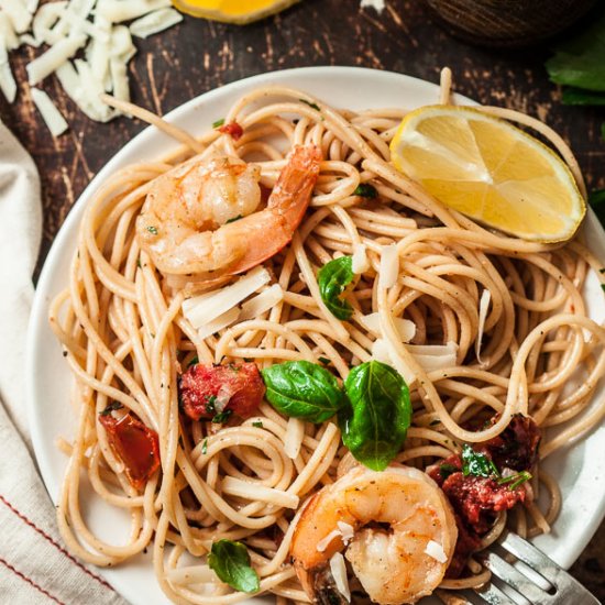 Shrimp Scampi Pasta