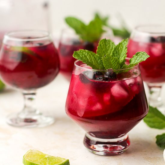 Blueberry Mocktails