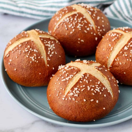 Pretzel Buns