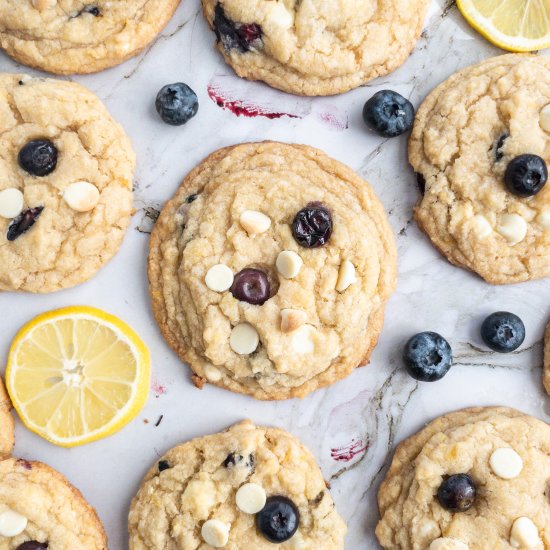 Lemon Blueberry Cookies