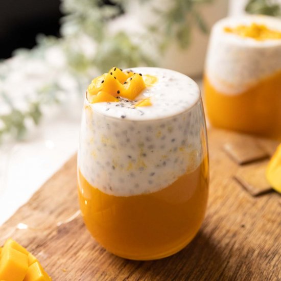 Mango Chia Seed Breakfast Drink