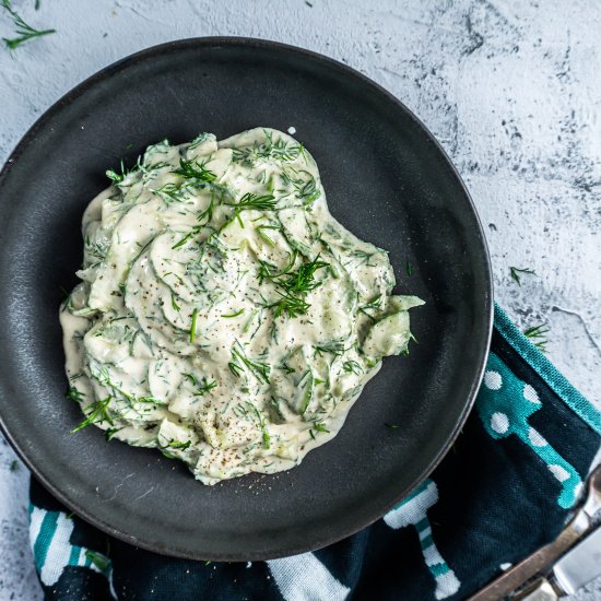 German Cucumber-Dill Salad