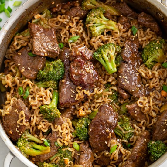 Beef and Broccoli Ramen