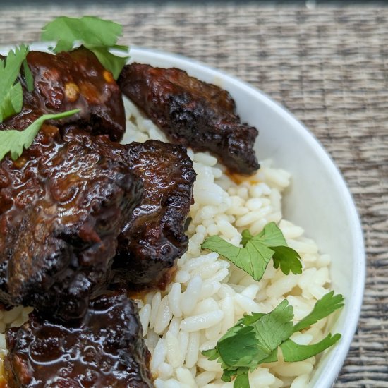 Mexican Pork Belly Rice Bowl