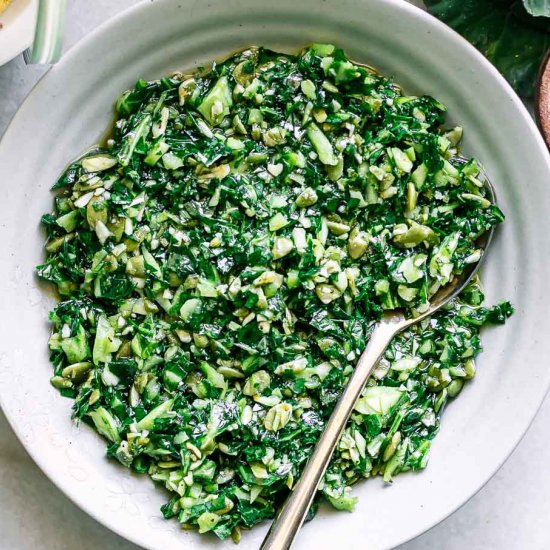 Collard Greens Pesto Sauce