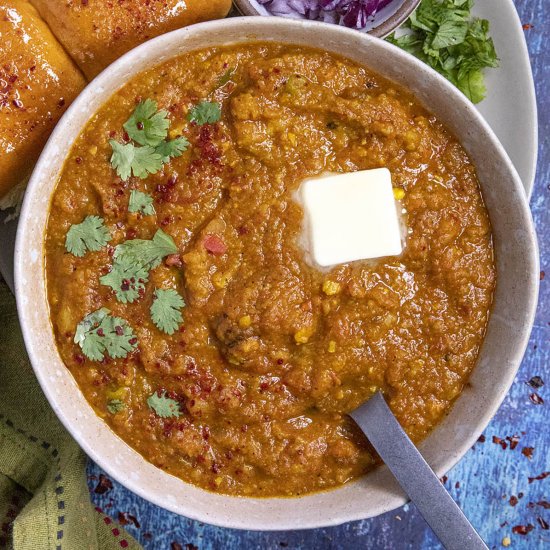 Pav Bhaji Recipe (Vegetable Curry)