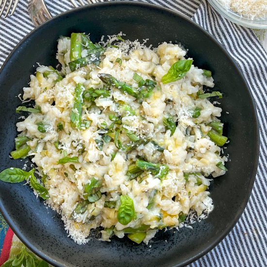 Lemon Asparagus Risotto