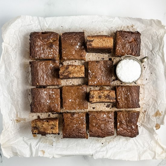 miso brown butter blondies