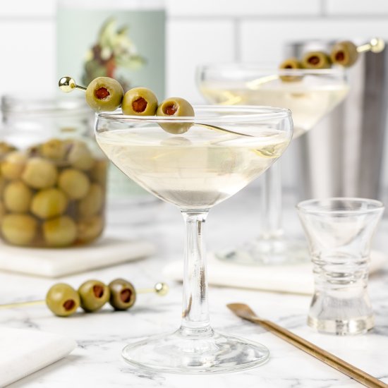 Dirty Martini Mocktail