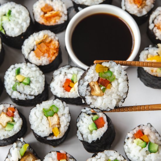 Easy Vegetarian Sushi