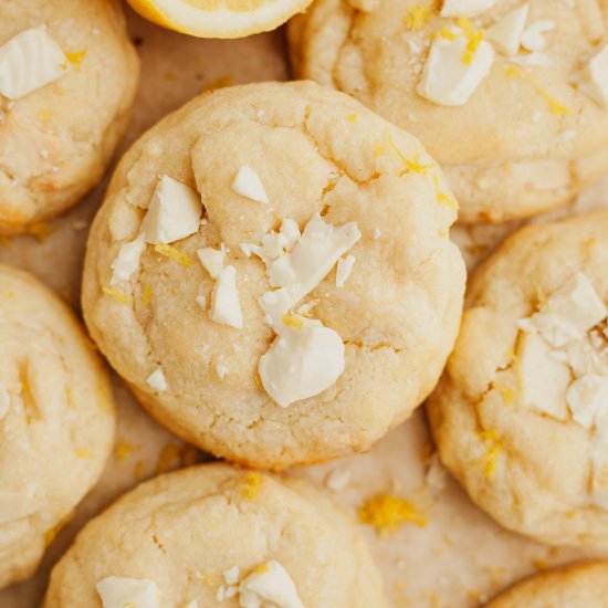 Lemon White Chocolate Cookies