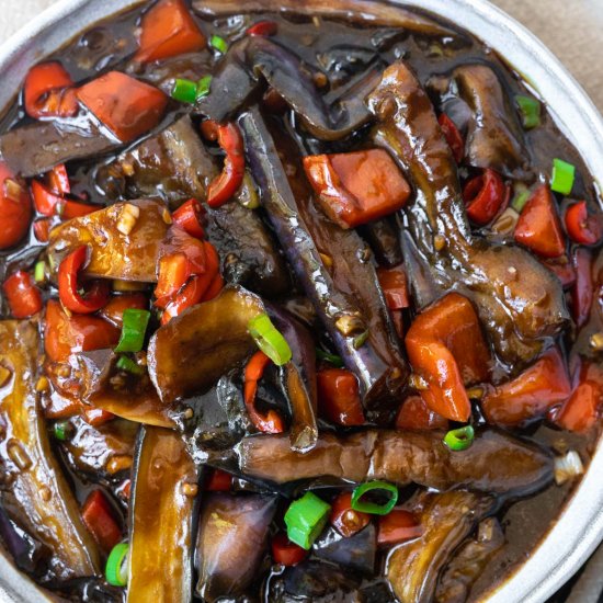 Chinese Eggplant with Garlic Sauce