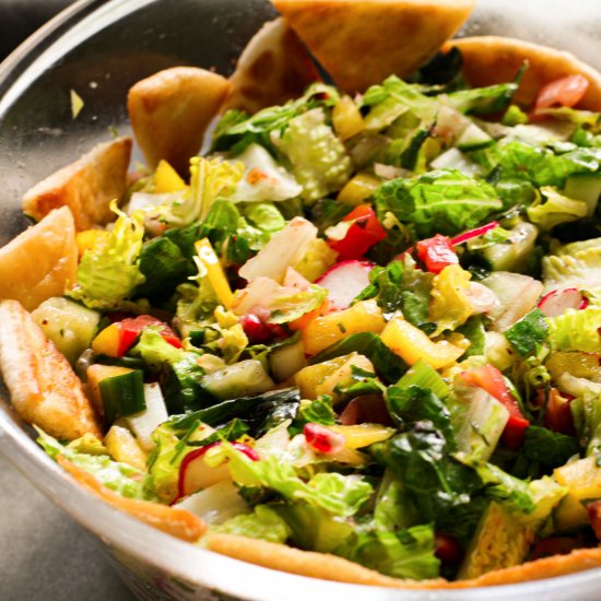 Lebanese Fattoush Salad