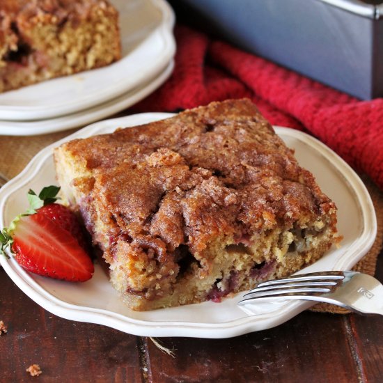 Old-Fashioned Rhubarb Cake