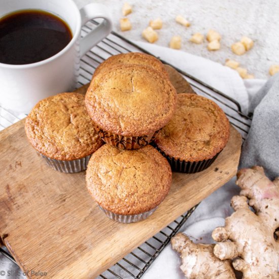 Paleo Ginger Pear Muffins