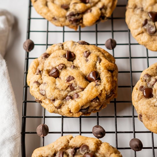 GF Vegan Chocolate Chip Cookies