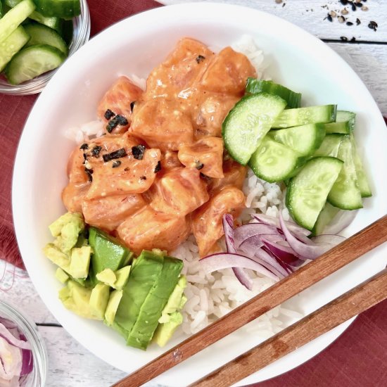 Hawaiian Salmon Poke bowl