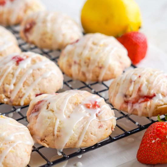 Strawberry Lemon Cookies