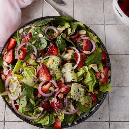 Strawberry Spinach Salad