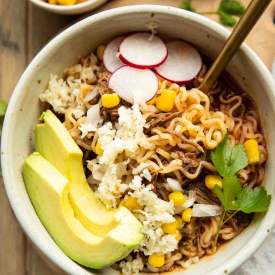 Birria Ramen Bowls