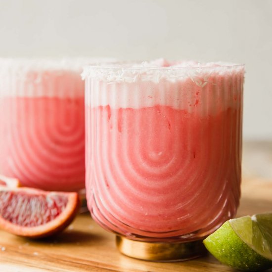 Creamy Blood Orange Cocktail