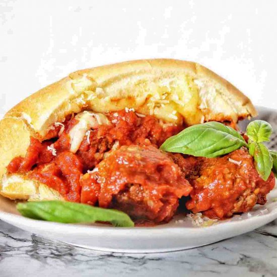 Baked Meatball Subs