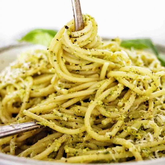 Spaghetti Al Pesto