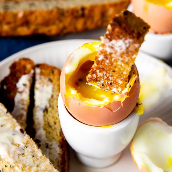 Keto Soft Eggs and Soldiers 4 Ways