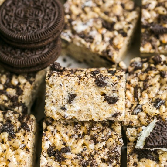 Oreo Rice Krispie Treats