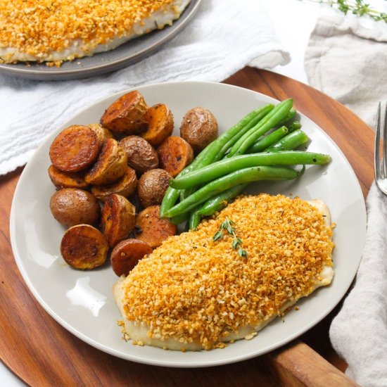 Baked Panko Crusted Chicken