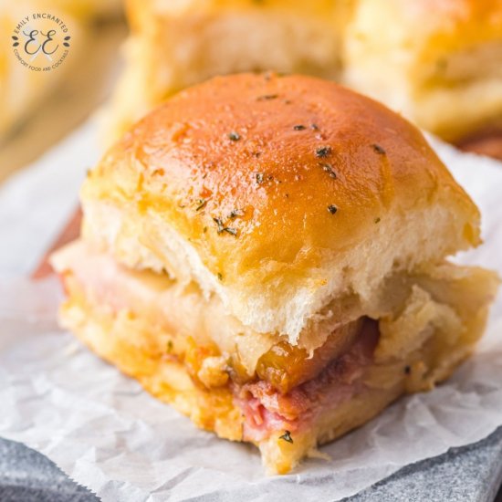 Hawaiian Ham and Cheese Sliders