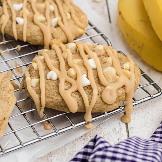 Bananas Foster Cookies