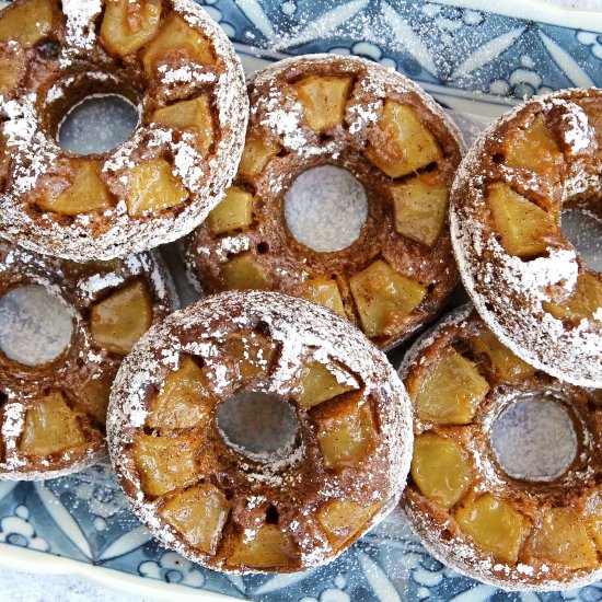 Upside-Down Baked Doughnuts