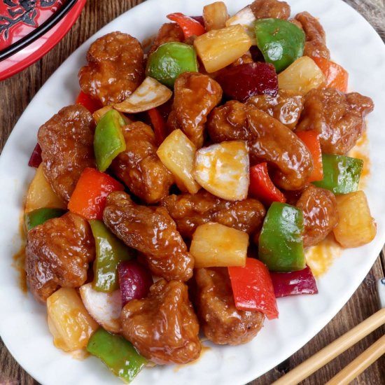 SWEET AND SOUR PORK