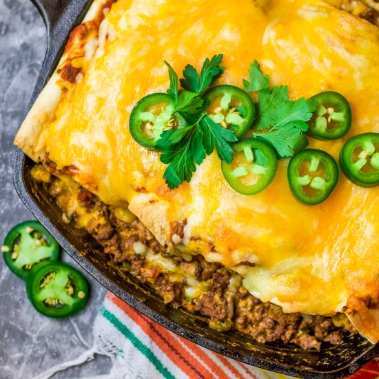 Quick and Easy Beef Enchiladas