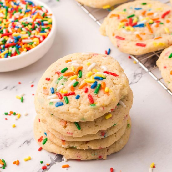 Vegan Funfetti Cookies