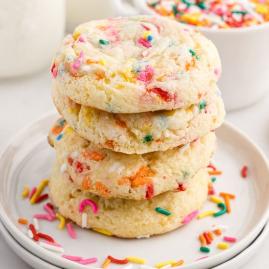 Funfetti Cake Mix Cookies