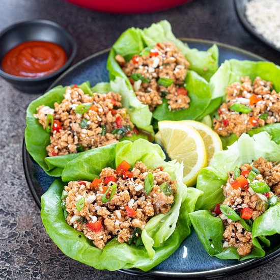 Asian Chicken Lettuce Wraps