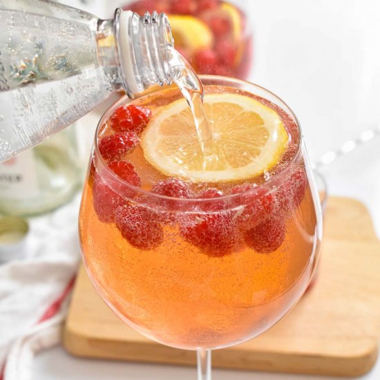 Simple Raspberry Sangria Recipe