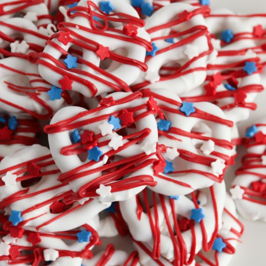 How to Make Patriotic Pretzels