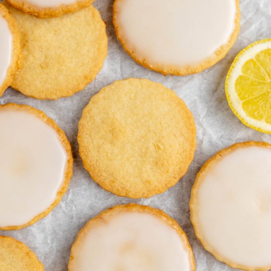 Lemon Shortbread Cookies