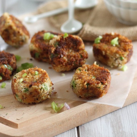 Crispy Salmon Bites