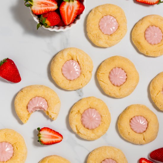 Strawberry Cheesecake Cookies