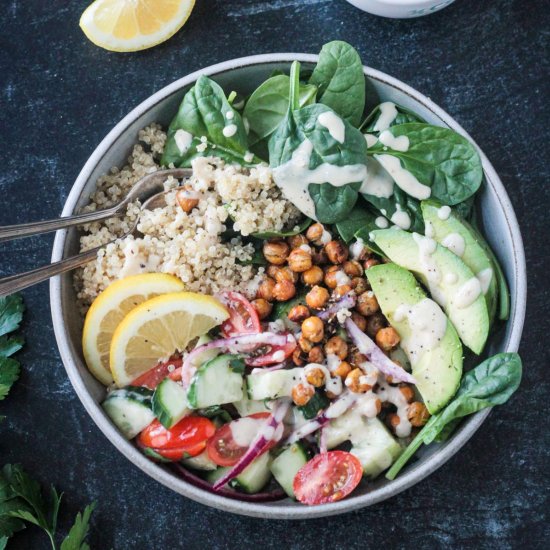 Mediterranean Grain Bowls