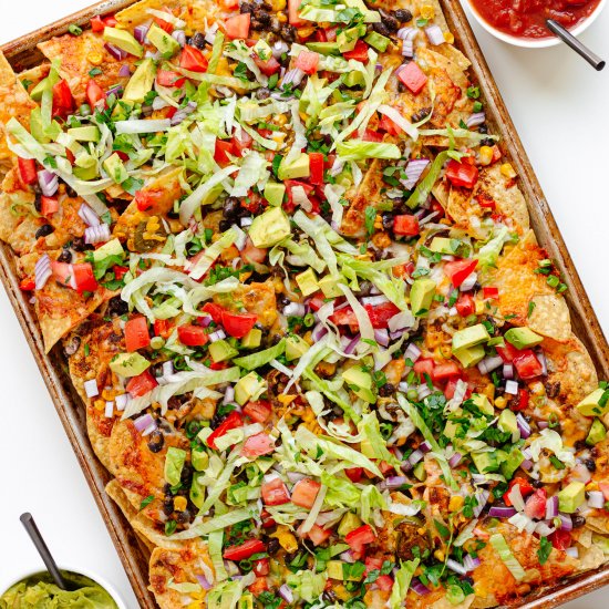 Loaded Veggie Nachos