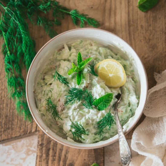 Homemade Cucumber Tzatziki Recipe